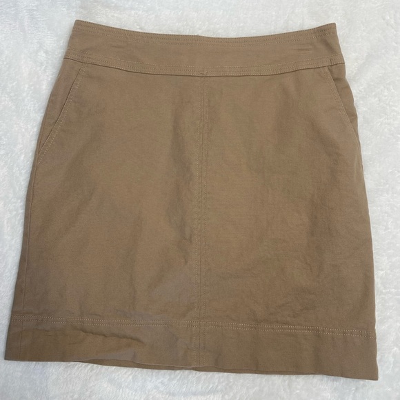 Talbots Dresses & Skirts - Talbots tan linen skirt size 6